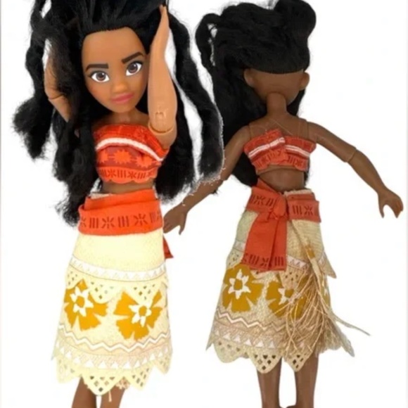 Moana Disney Store doll - super detailed real grass skirt Disney princess - Picture 3 of 3
